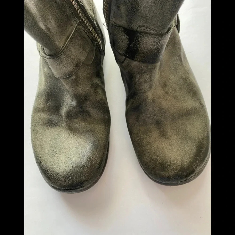 Bed Stu Cobbler Series Distressed Harness Boots - Picture 5 of 7
